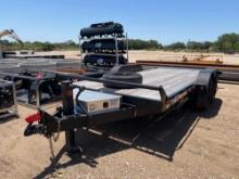 2025 Black Hawk 82'' x 18' Full Power Tilt Equipment Trailer VIN 61793 MSO, $25 Fee Plus