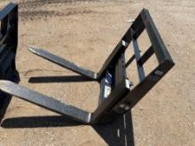Unused Mini Skid Steer Pallet Forks 300lb Capacity - 30" Forks SOLD ONE SET PER LOT
