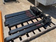 Unused 46'' Clamp On Forks SOLD ONE PAIR PER LOT