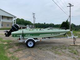 450 CM Terry Fishing Boat with Trailer