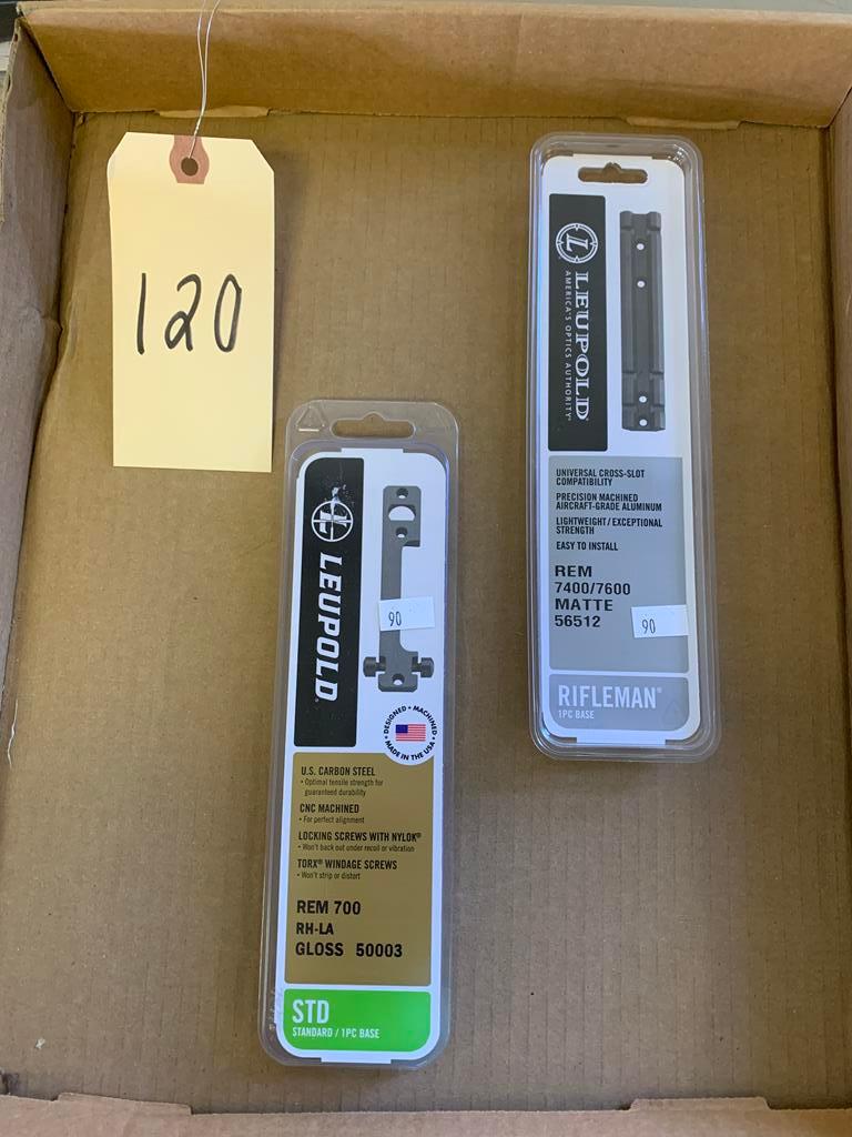 Leupold Standard 1 PC Base Rem 700 and Leupold Riflemand 1 PC Base Rem 7400/7600