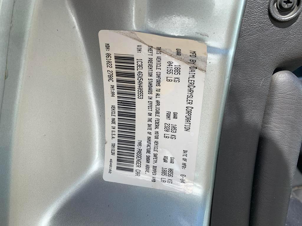 2004 Chrysler Sebring