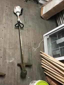 Stihl fuel powered weedwhacker