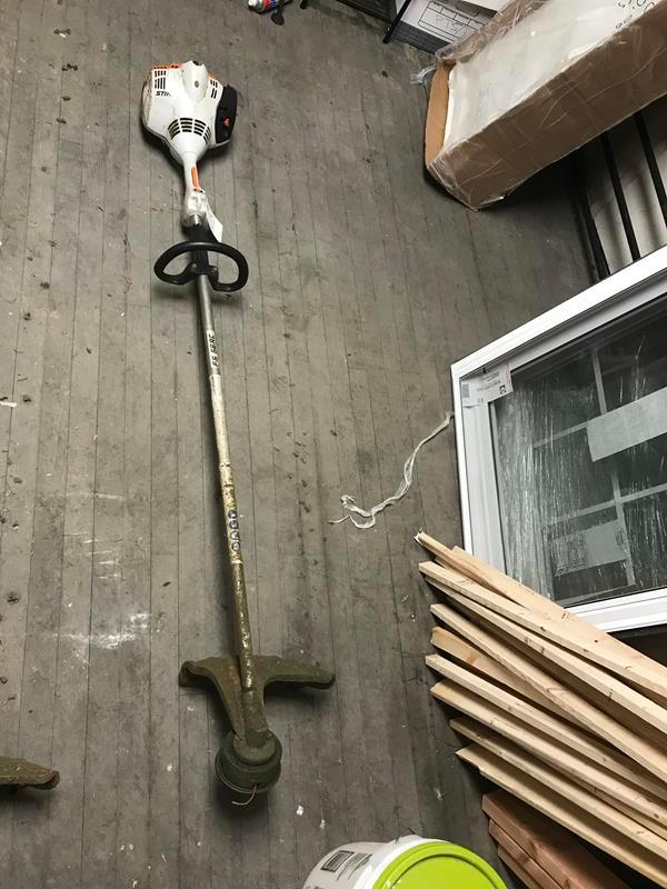 Stihl fuel powered weedwhacker