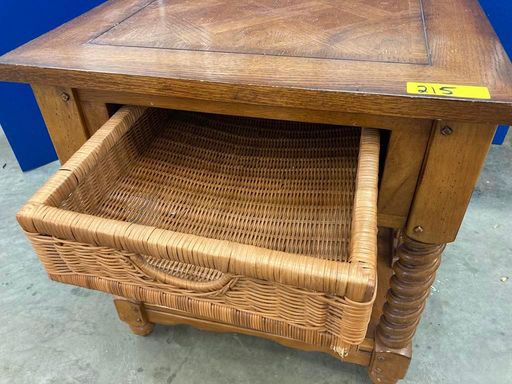 Wooden End Table