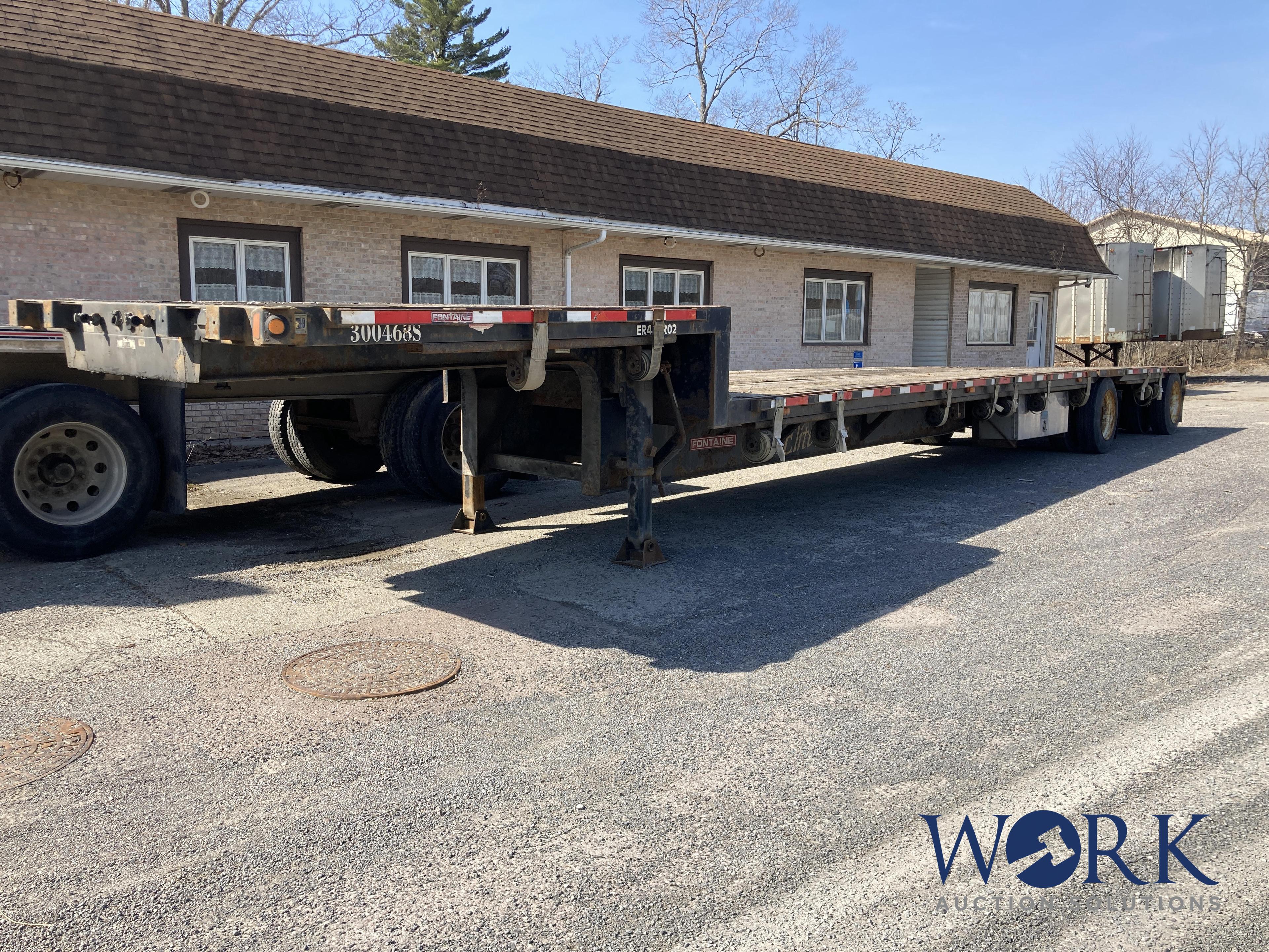 2007 Fontaine Step Deck Trailer