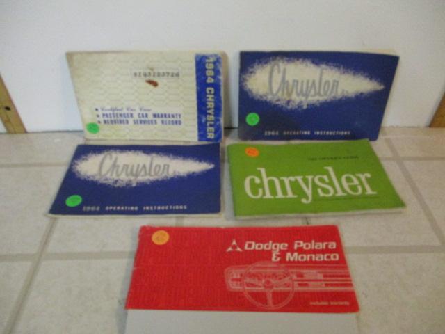 Chrysler owners manuals