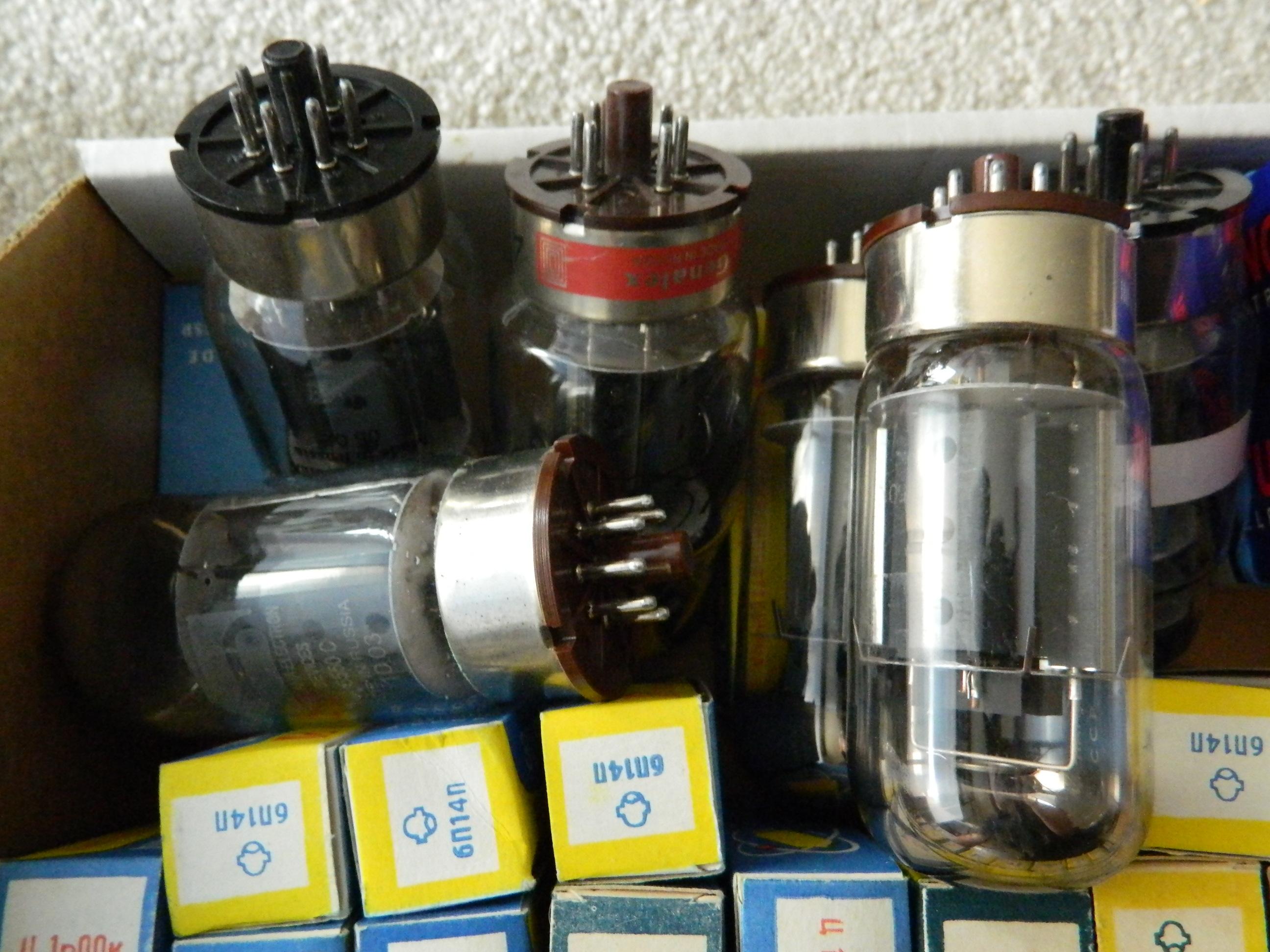 Mixed Lot Vacuum Tubes JJ Electronic Tung-Sol