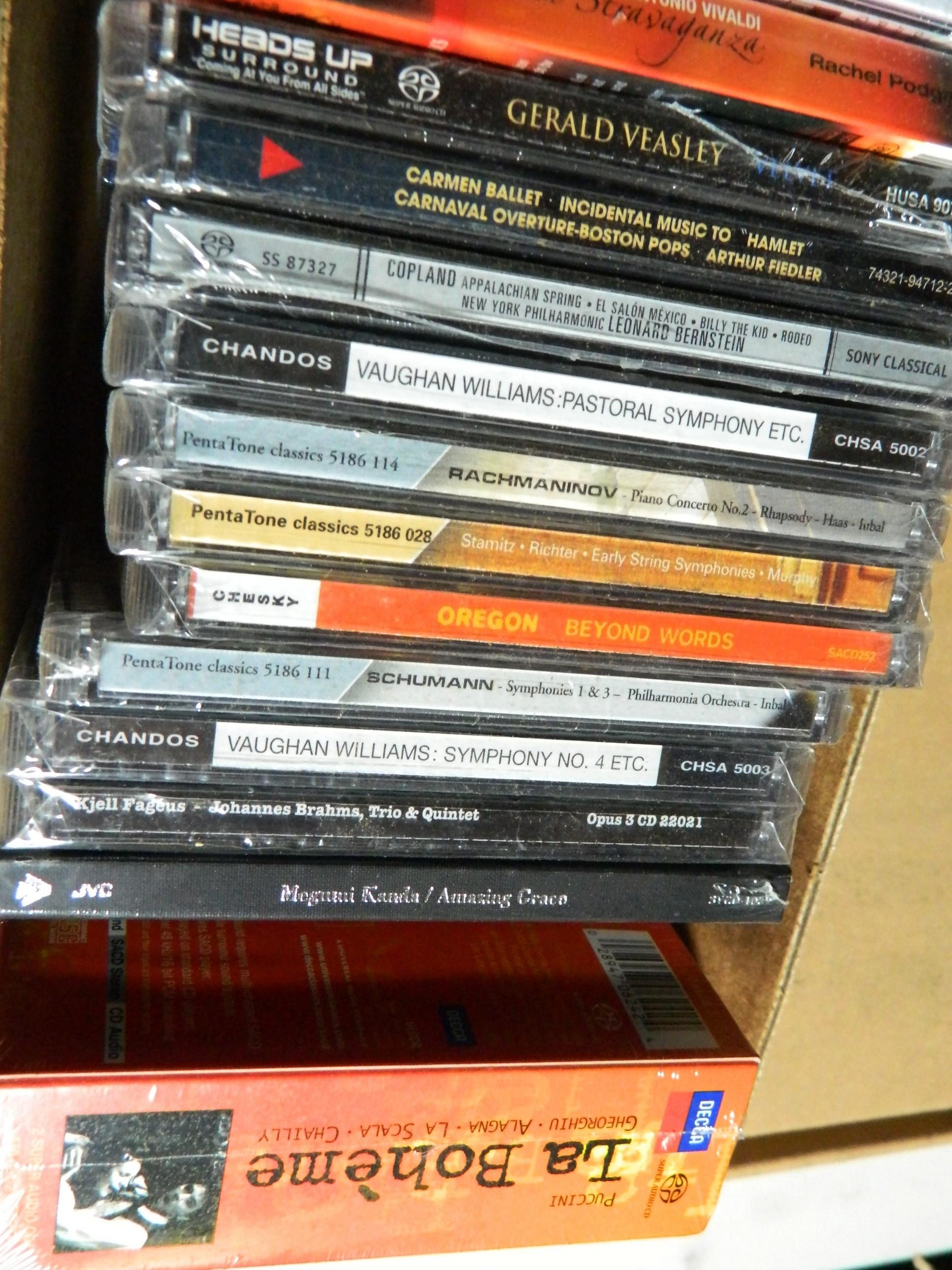 Large Lot of Music CDs - Some Audiophile - Some New - Various Genres