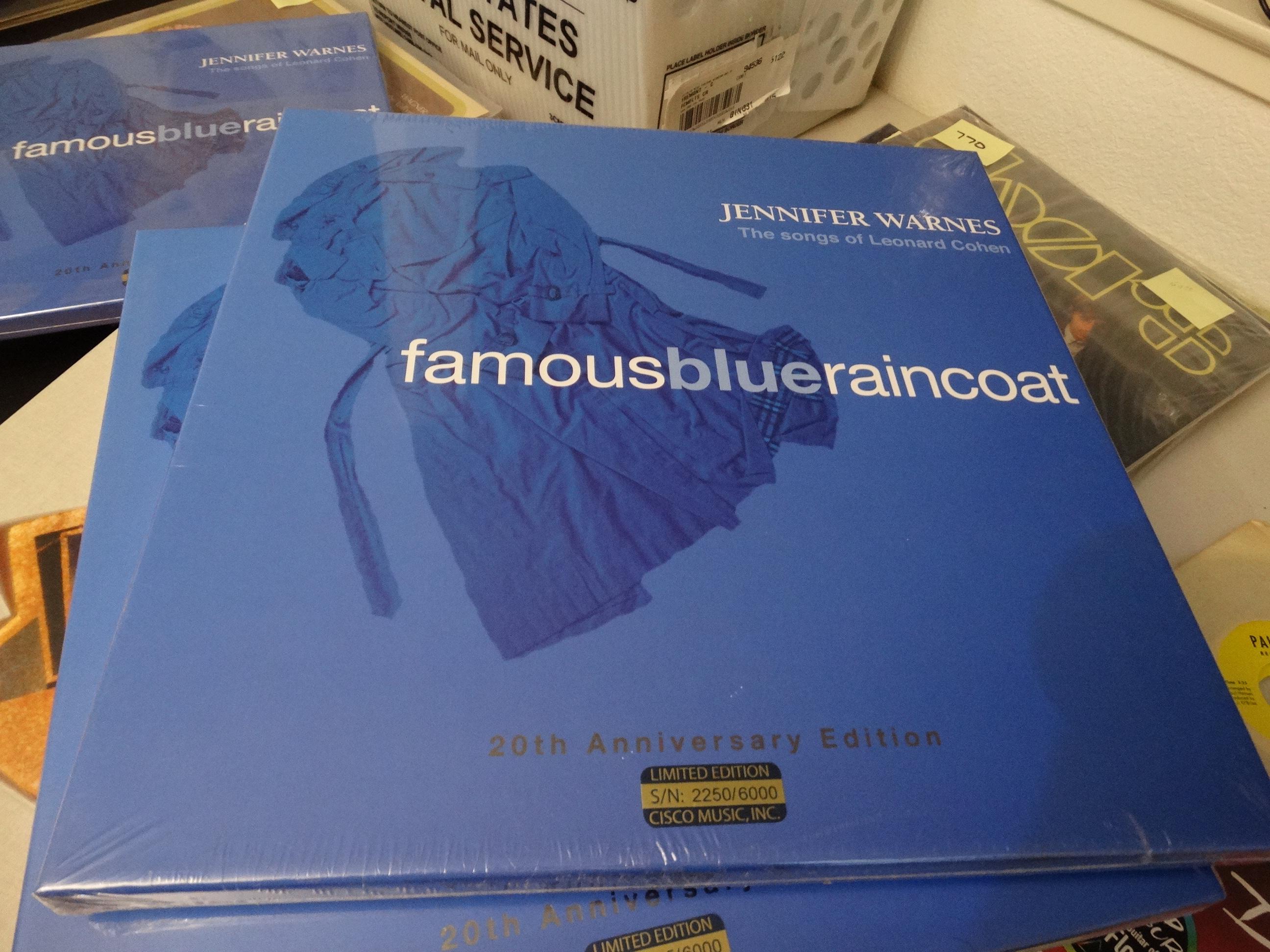 Jennifer Warnes FAMOUS BLUE RAINCOAT 180 Gram LP Box Set Limited Sealed (x3)