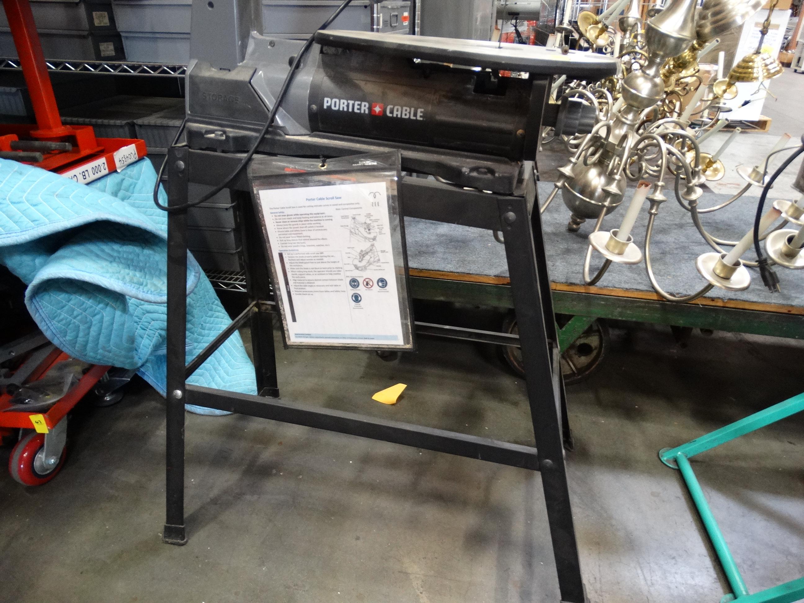 Porter Cable Scroll Saw w/stand