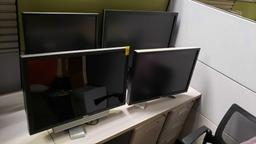 (4) Dell Monitors