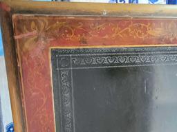 LEATHER TOP DESK