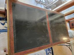 LEATHER TOP DESK
