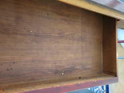 LEATHER TOP DESK