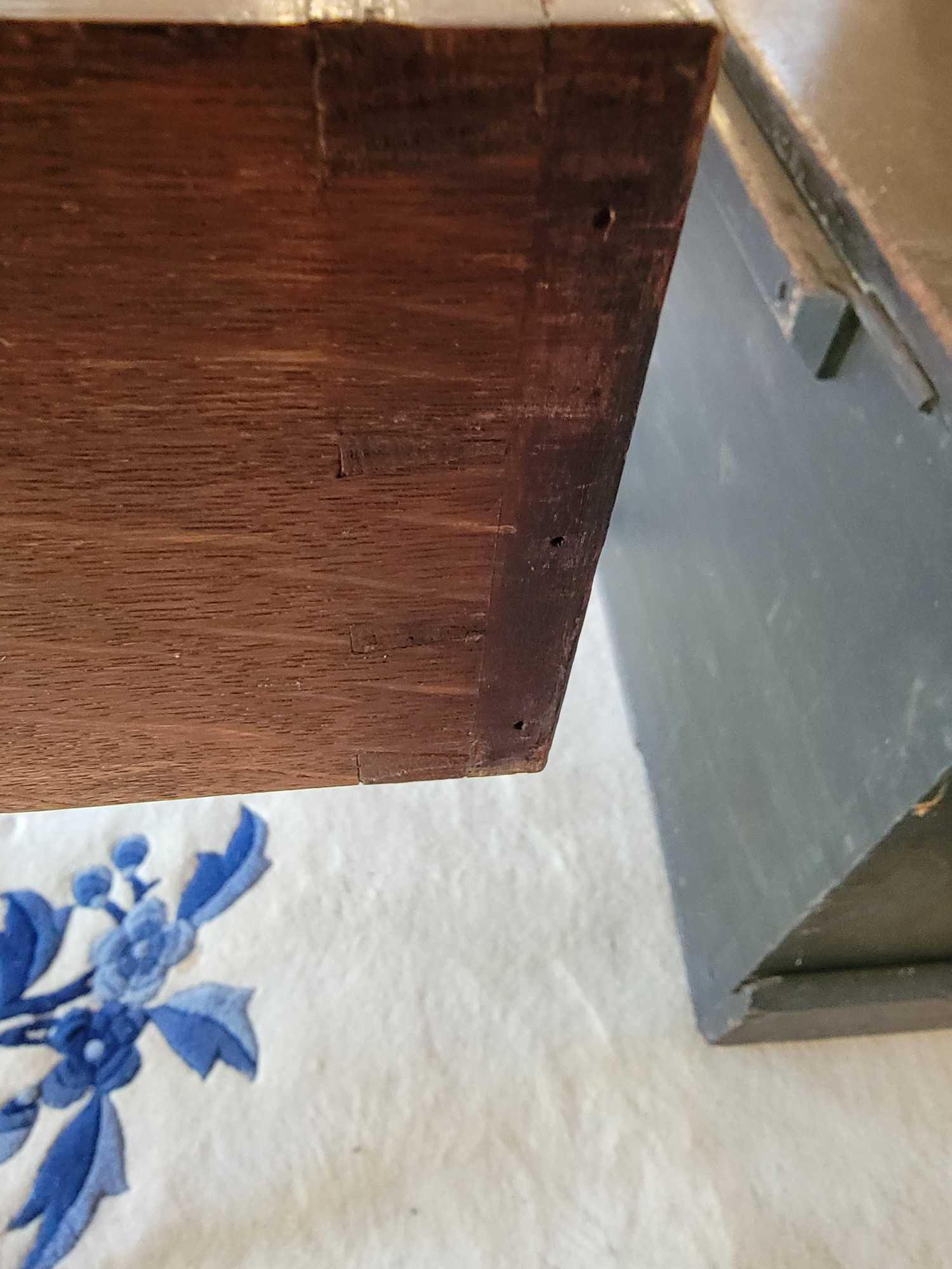 LEATHER TOP DESK