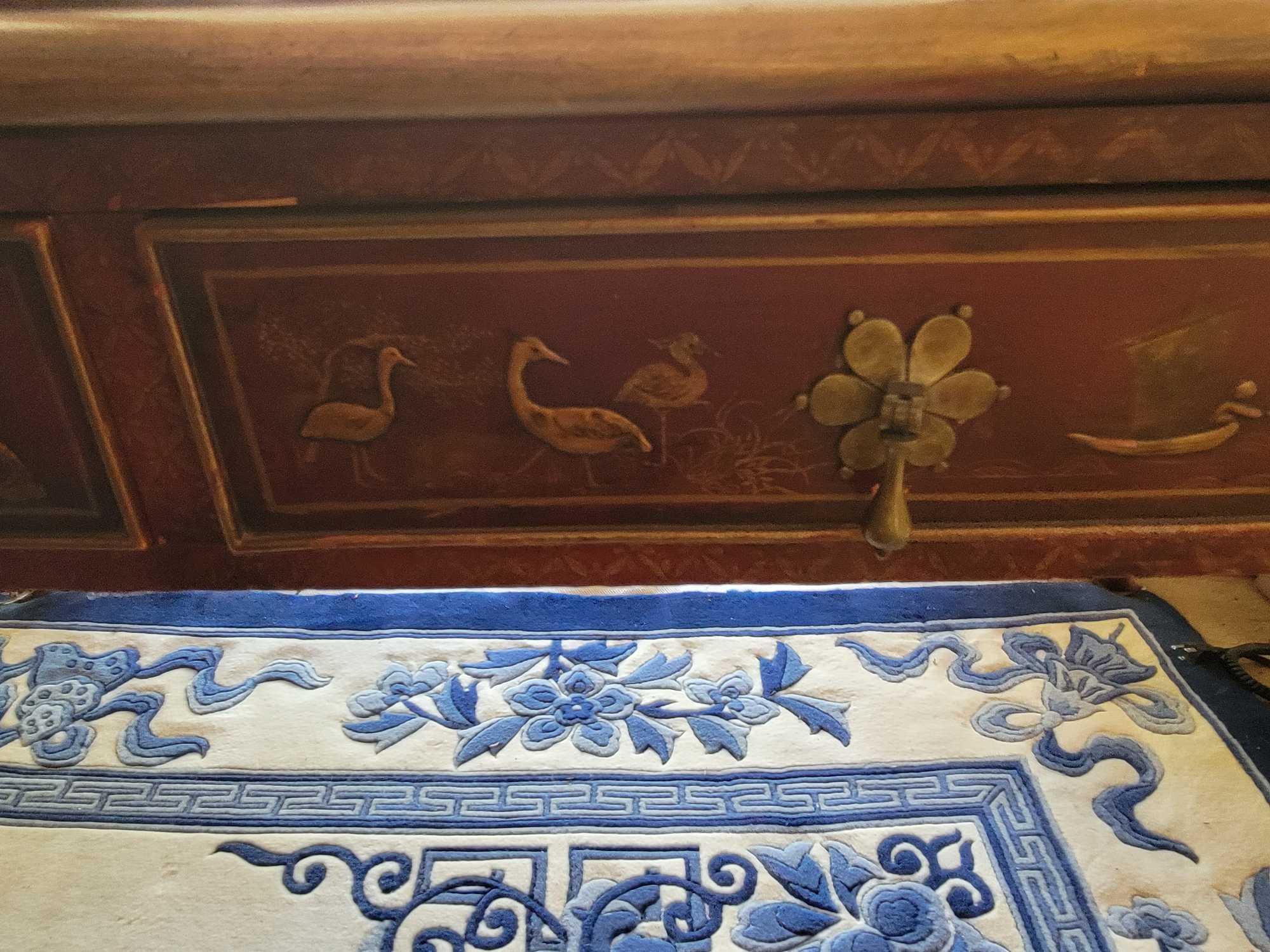 LEATHER TOP DESK