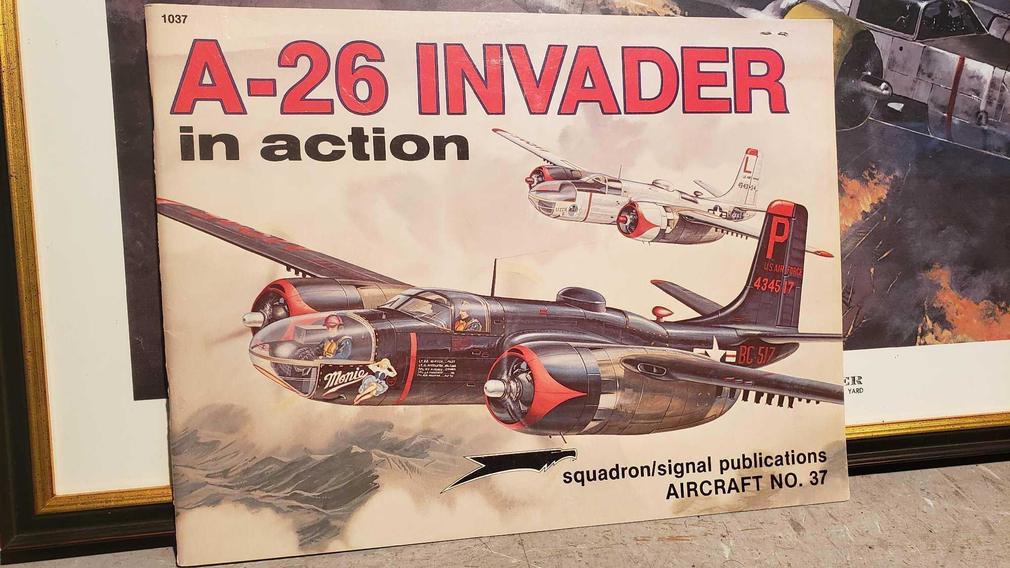 DOUGLAS A-26 INVADER ARTWORK AND BOOK