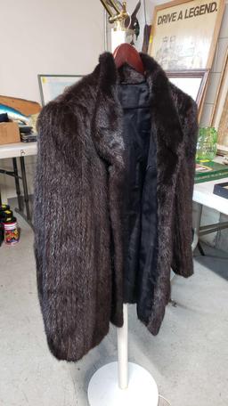 BROWN MINK COAT