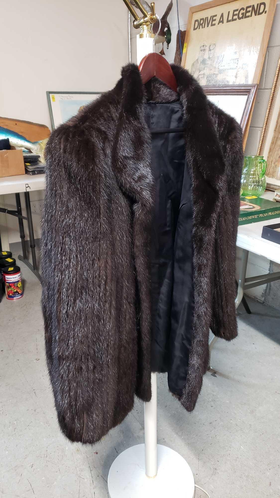 BROWN MINK COAT