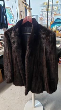 BROWN MINK COAT