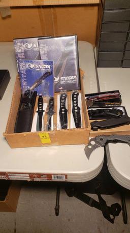 Throwing knives and Pocket Knives