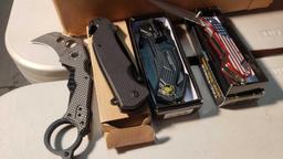 Throwing knives and Pocket Knives