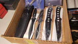 Throwing knives and Pocket Knives