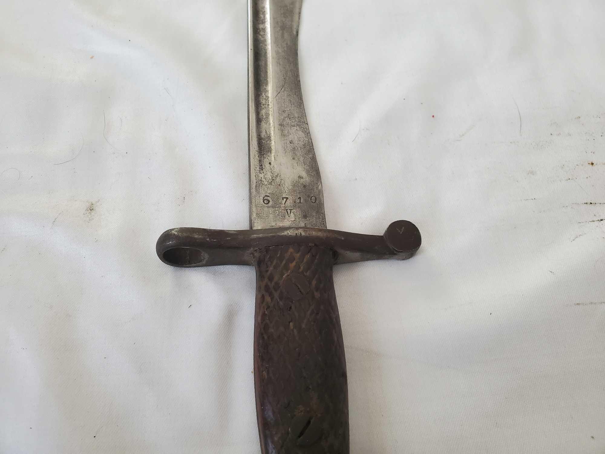 SPANISH FN TOLEDO BAYONET WITH SCABBARD