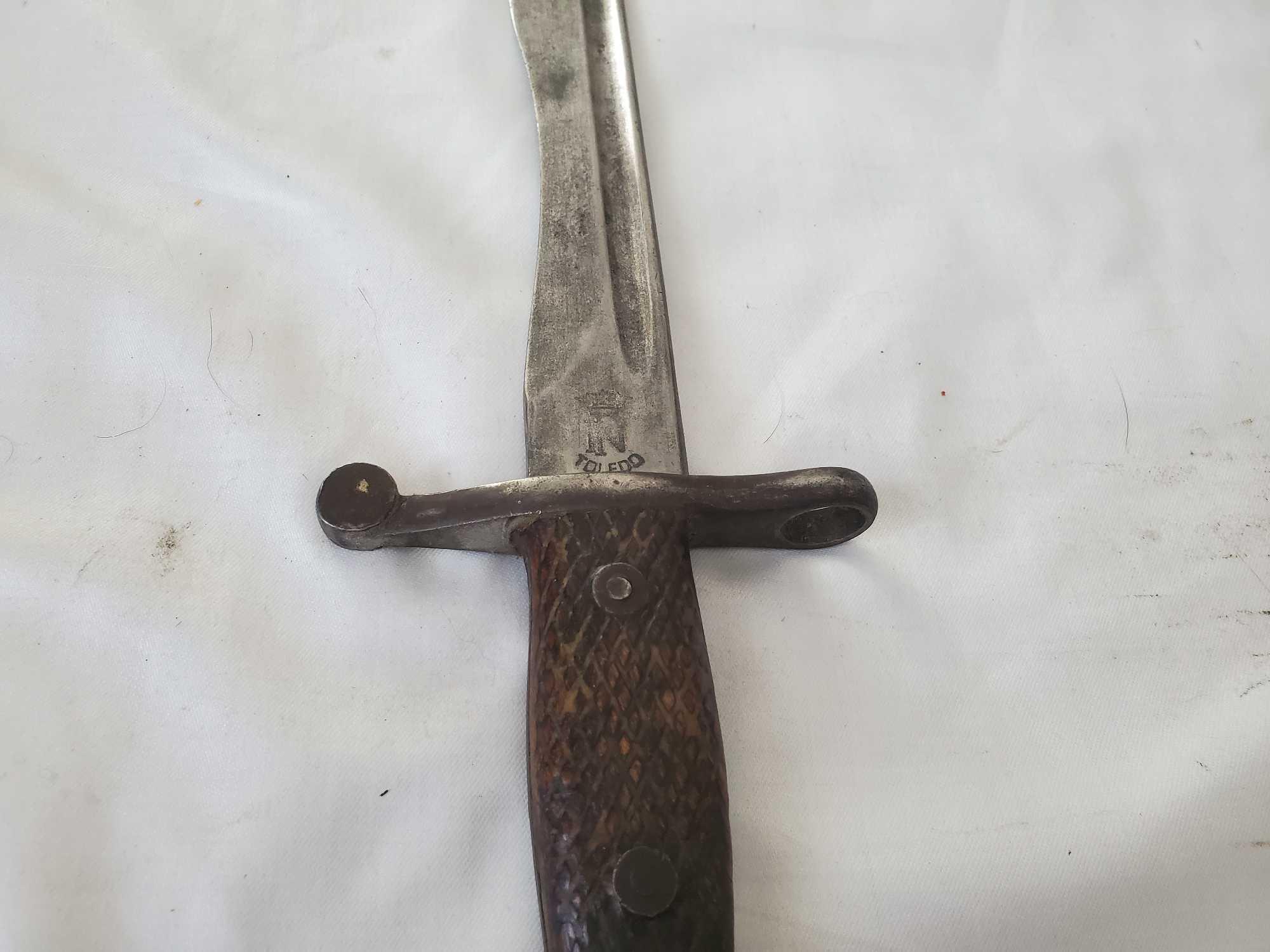 SPANISH FN TOLEDO BAYONET WITH SCABBARD