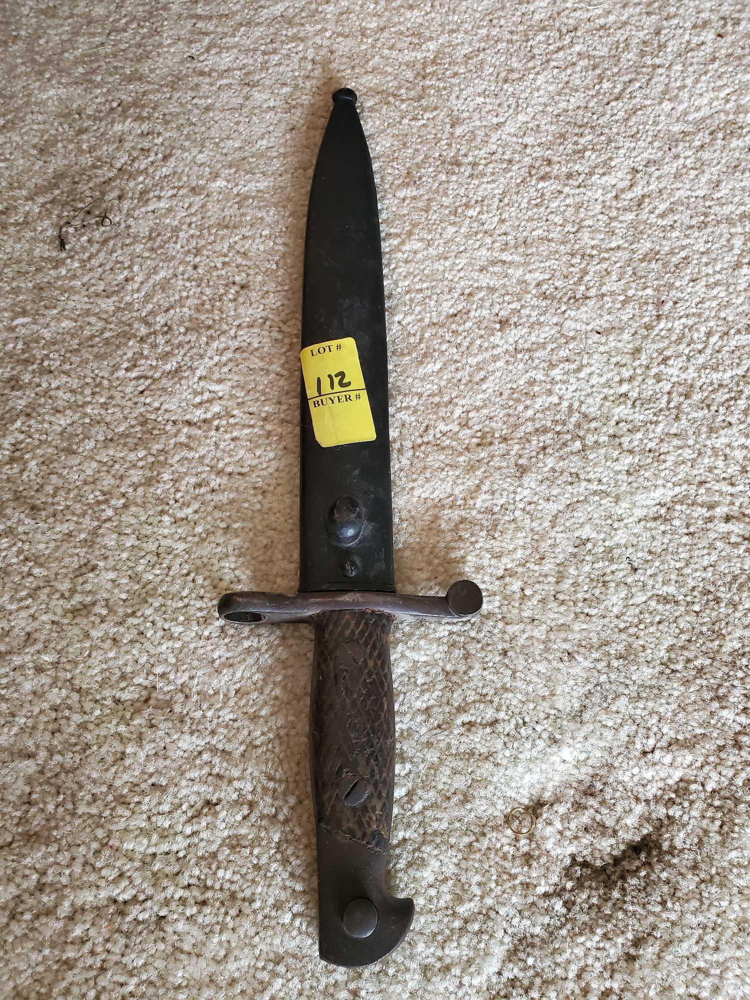 SPANISH FN TOLEDO BAYONET WITH SCABBARD