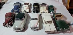 12 MODEL DISPLAY CARS