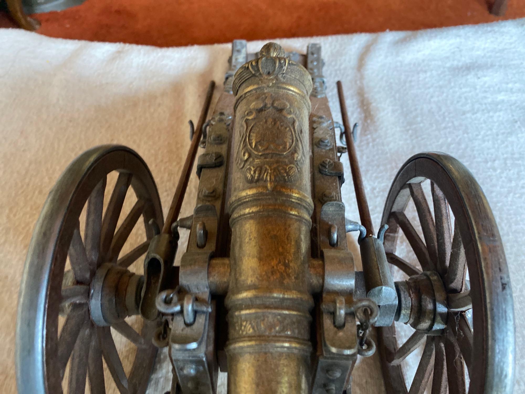 MODEL OF A FRENCH LOUIS XIV CANNON PERIOD 1890-1899