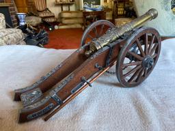 MODEL OF A FRENCH LOUIS XIV CANNON PERIOD 1890-1899