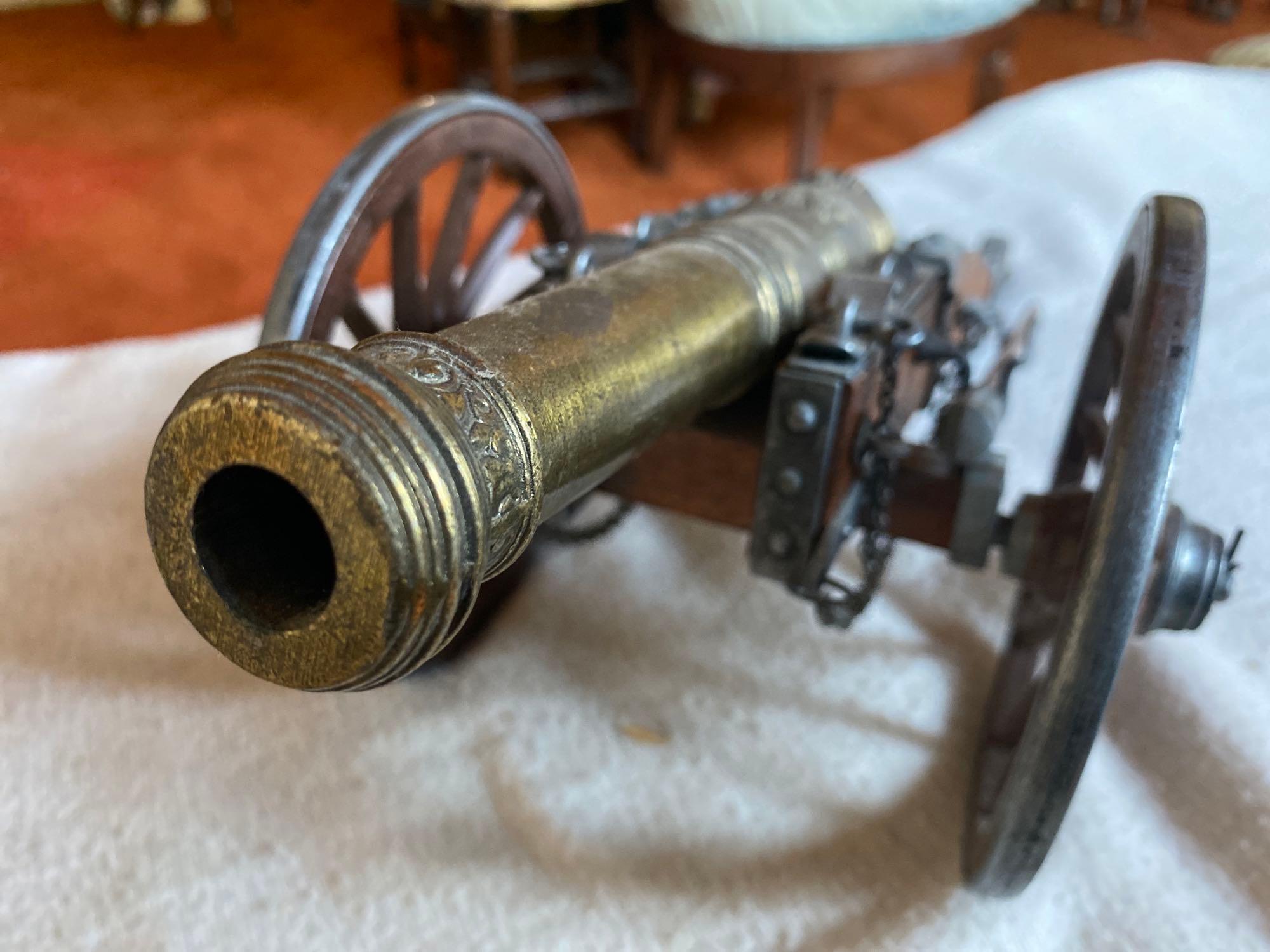 MODEL OF A FRENCH LOUIS XIV CANNON PERIOD 1890-1899
