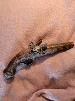 1806 FRENCH NAPOLEON DOUBLE BARREL FLINTLOCK PISTOL