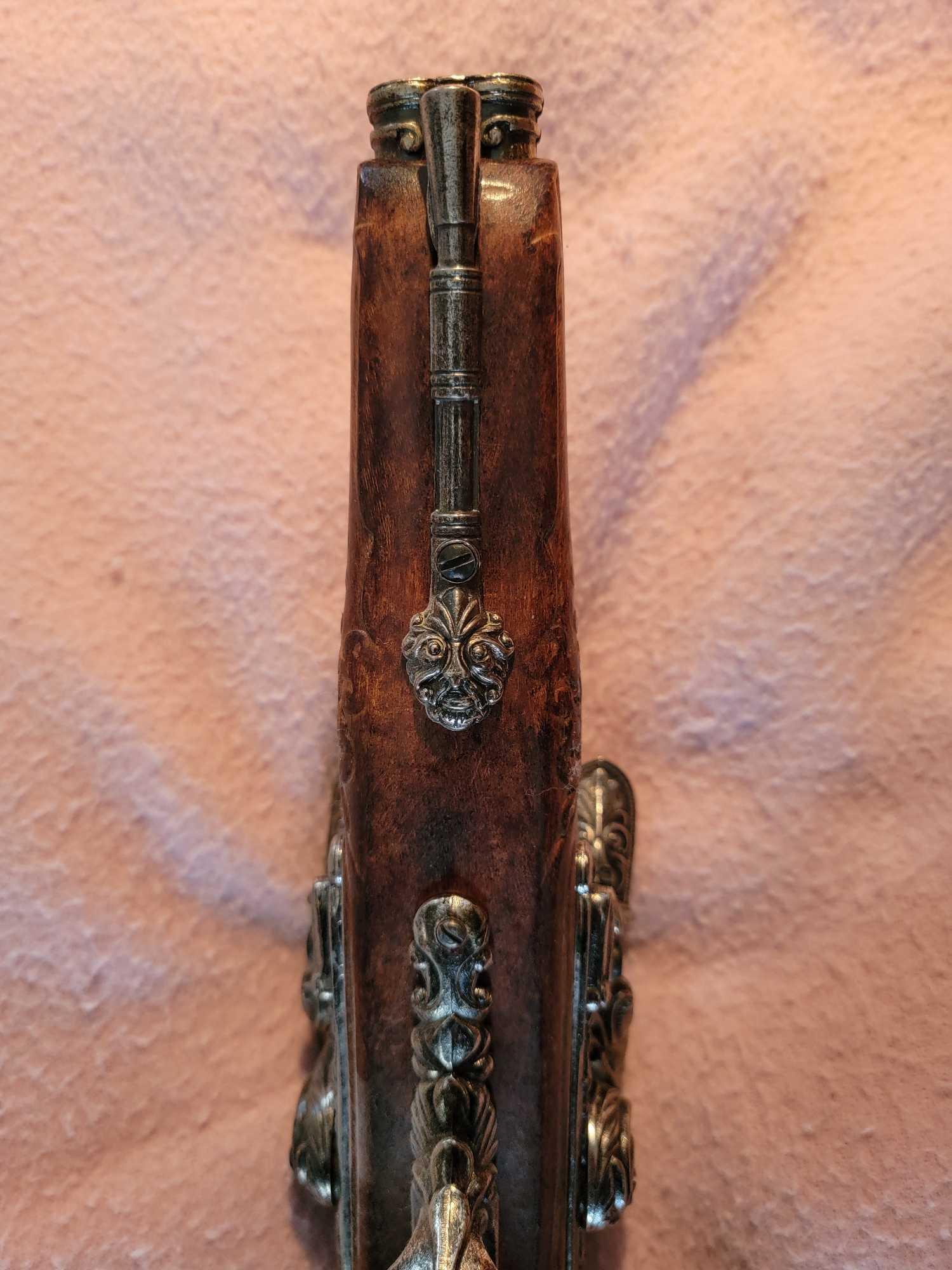 1806 FRENCH NAPOLEON DOUBLE BARREL FLINTLOCK PISTOL