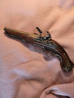 1806 FRENCH NAPOLEON DOUBLE BARREL FLINTLOCK PISTOL