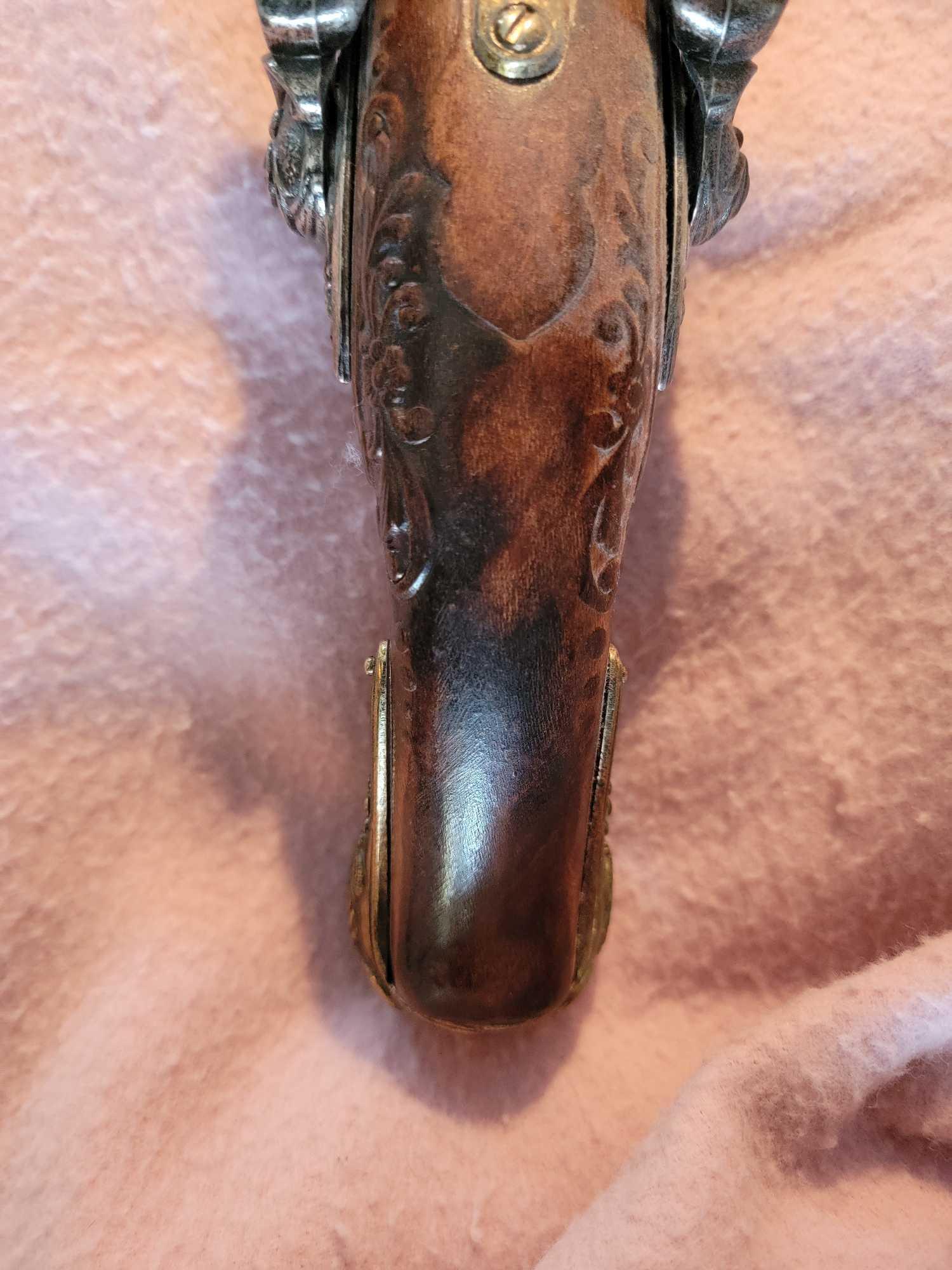 1806 FRENCH NAPOLEON DOUBLE BARREL FLINTLOCK PISTOL