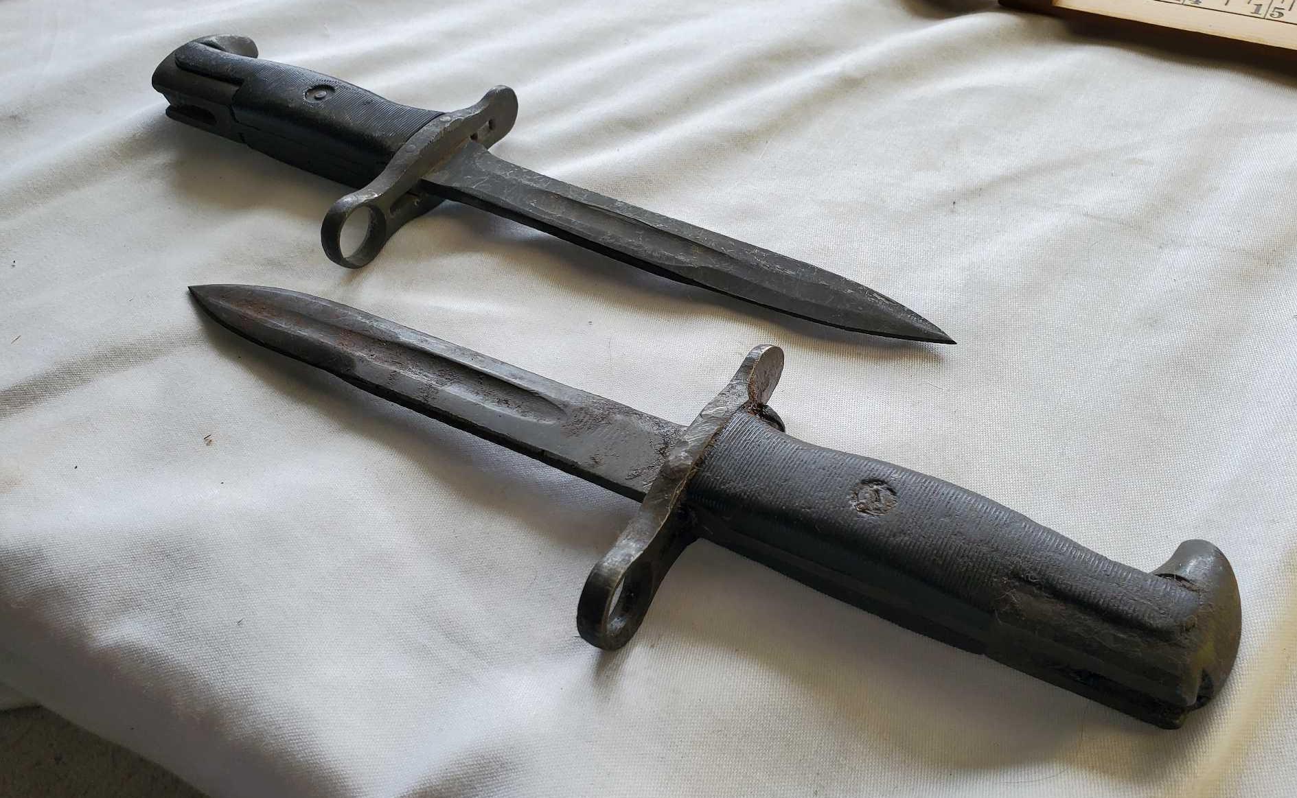 2 US M1 GARAND BAYONETS