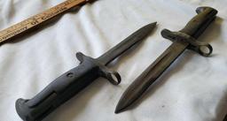 2 US M1 GARAND BAYONETS