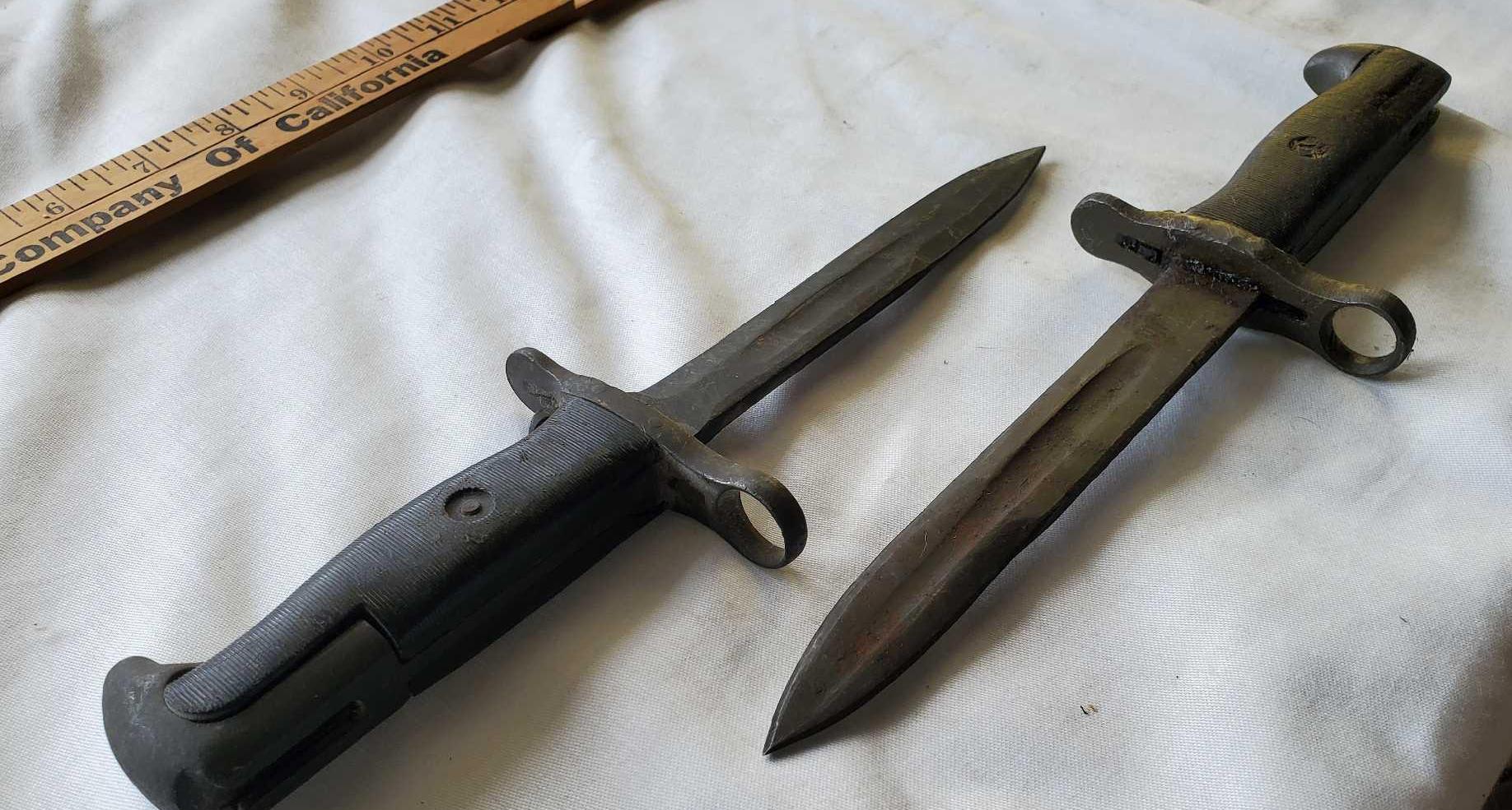 2 US M1 GARAND BAYONETS