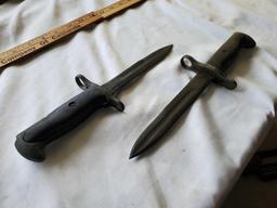 2 US M1 GARAND BAYONETS