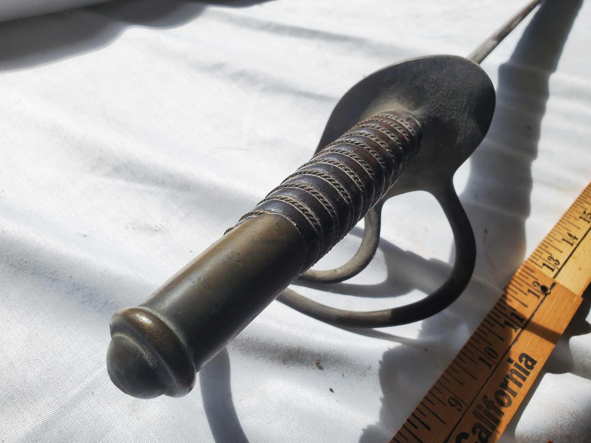 US M1860 CALVARY SABER DATED 1865