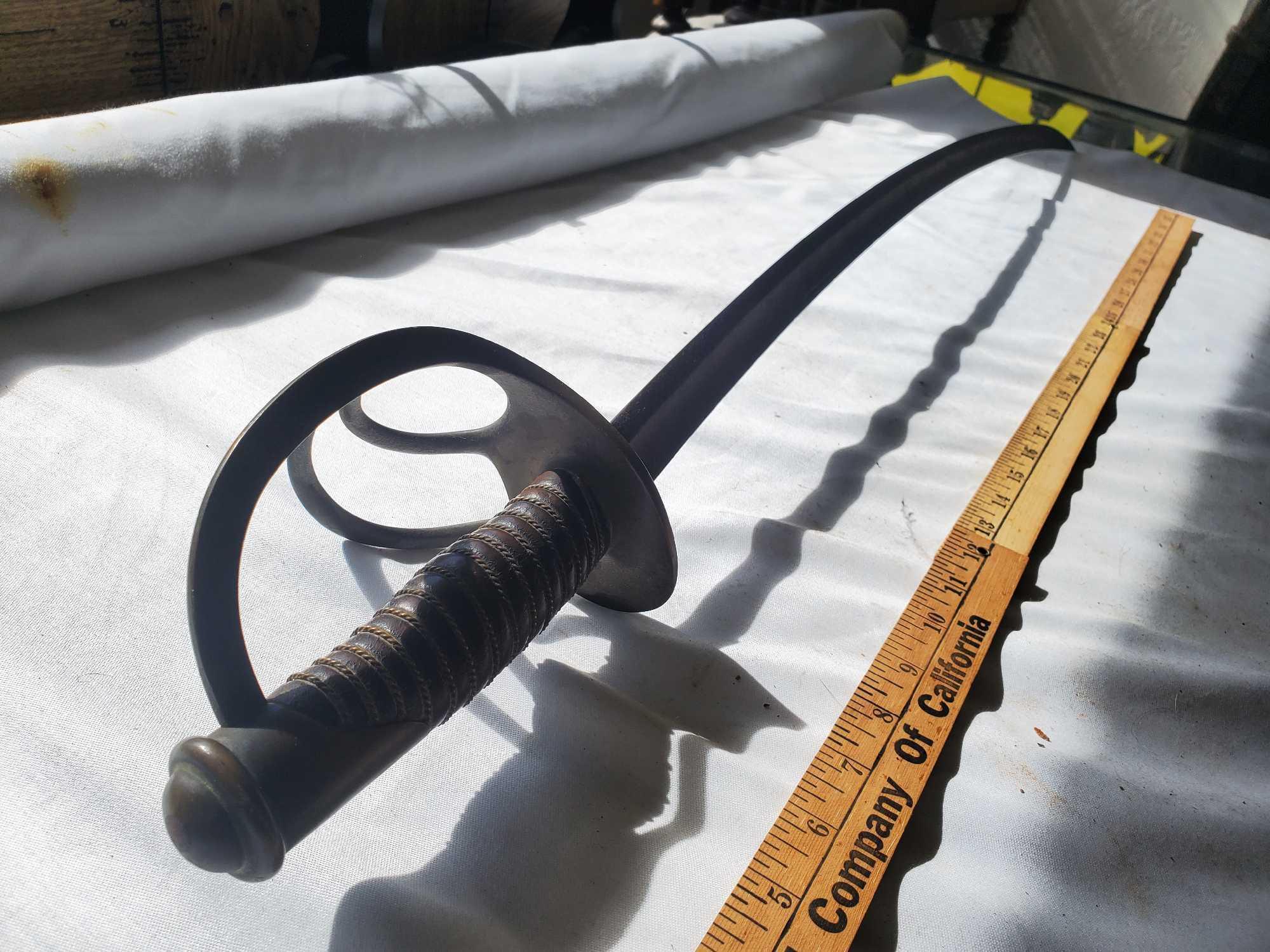 US M1860 CALVARY SABER DATED 1865