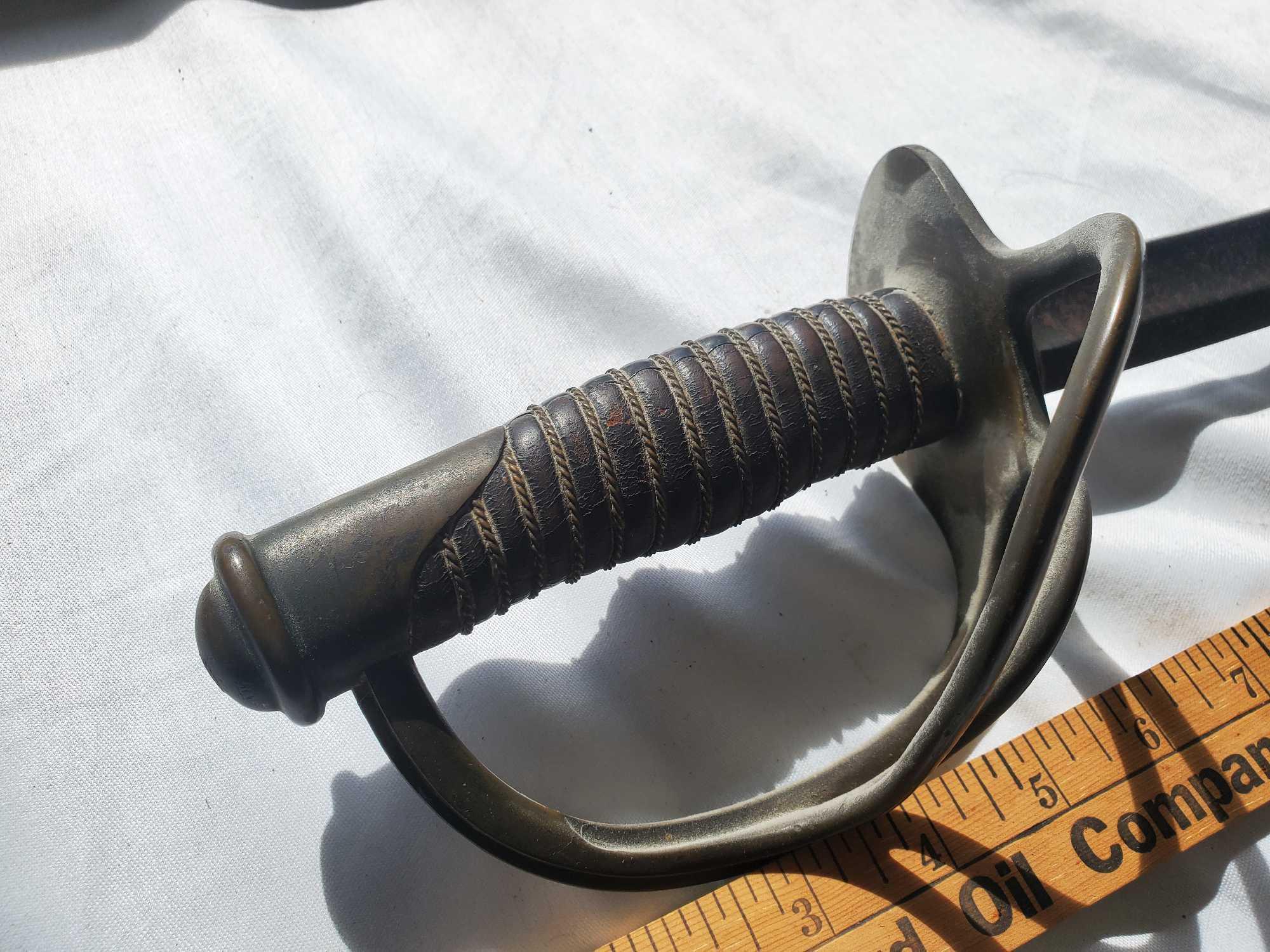 US M1860 CALVARY SABER DATED 1865