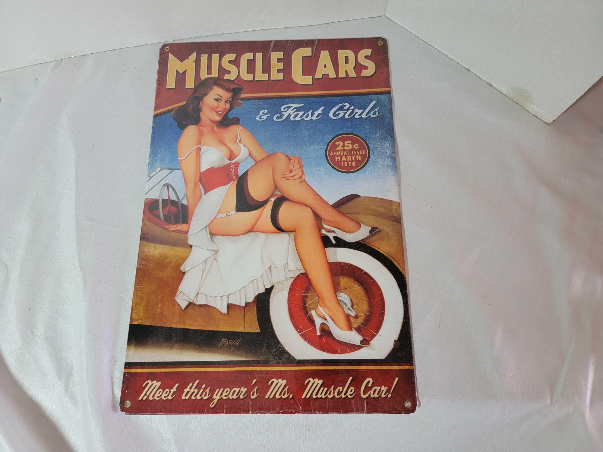 AUTOMOBILE TIN PLATE POSTERS