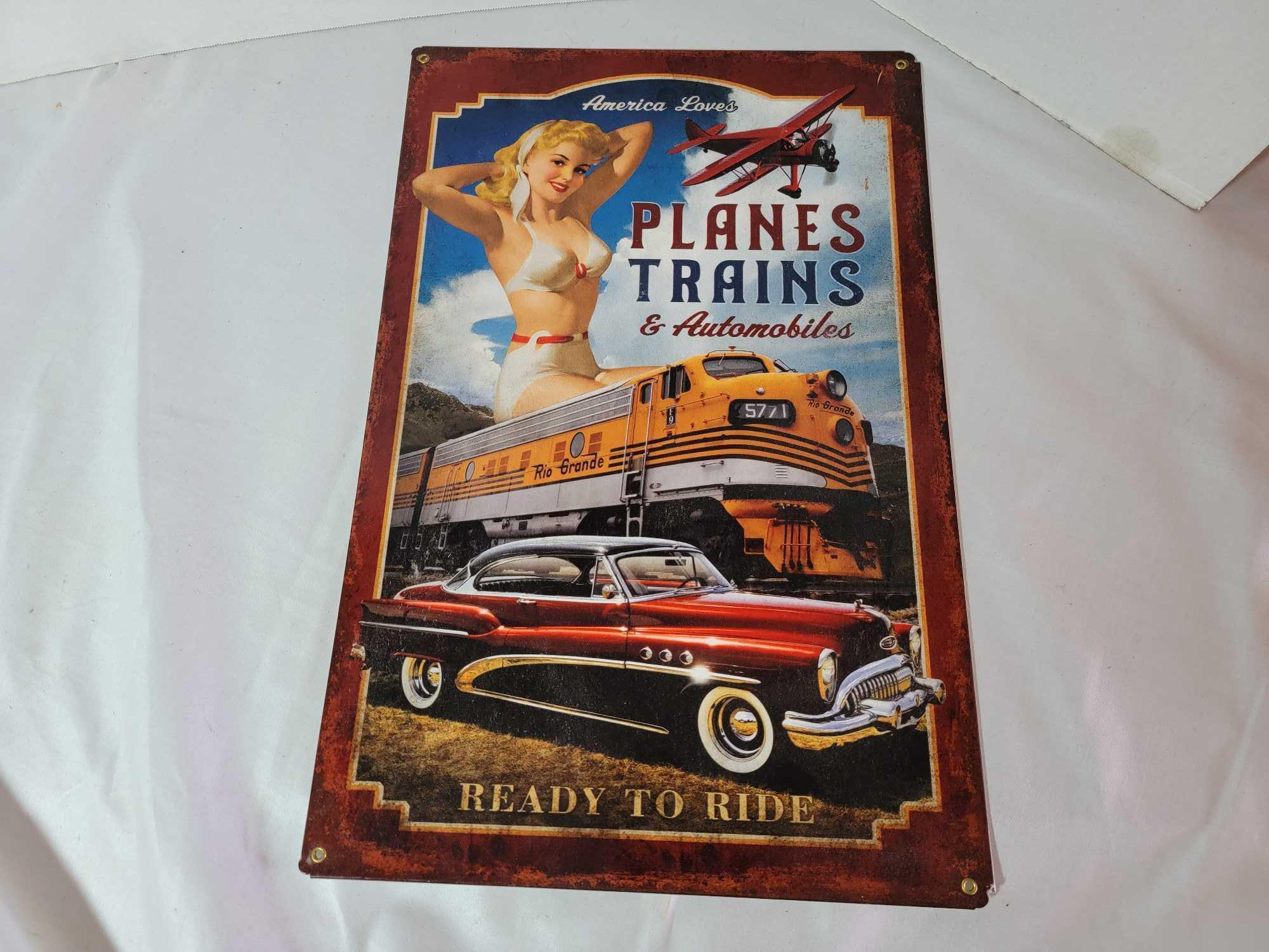 AUTOMOBILE TIN PLATE POSTERS