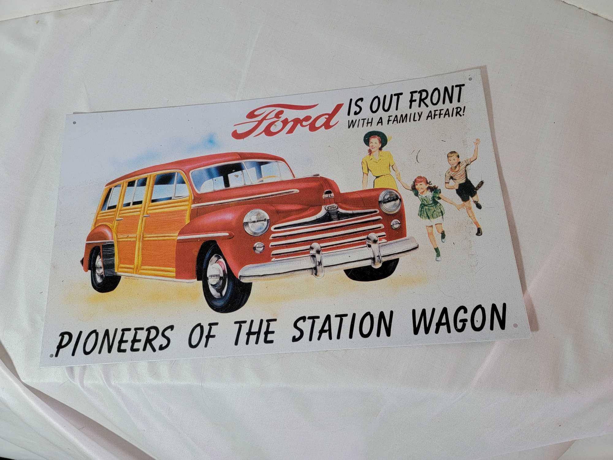AUTOMOBILE TIN PLATE POSTERS