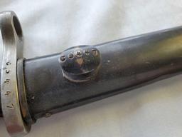 WEYERSBURG KIRSCHBAUM & CO BAYONET WITH SCABBARD